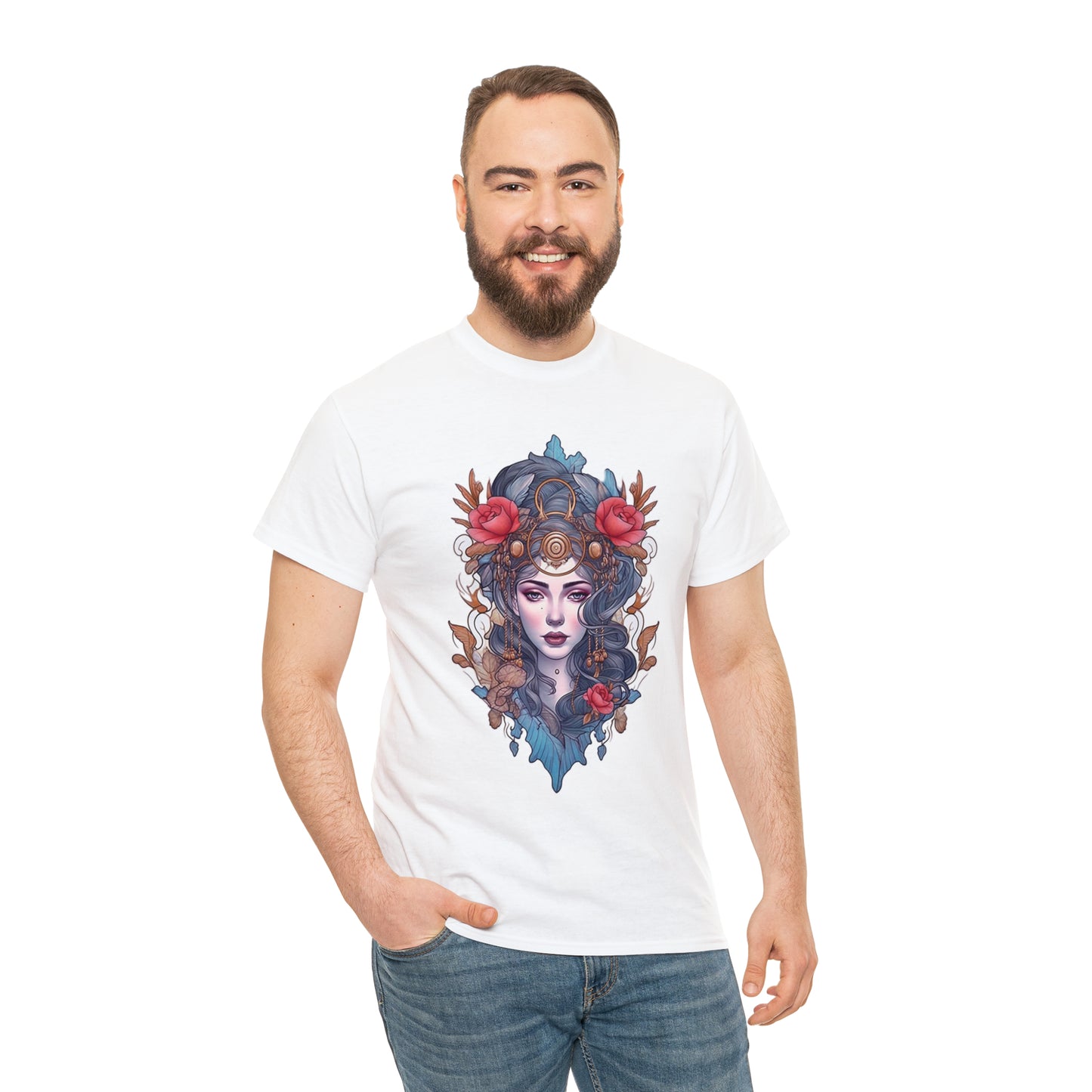 Men's T-Shirt Tattoo Lady Design