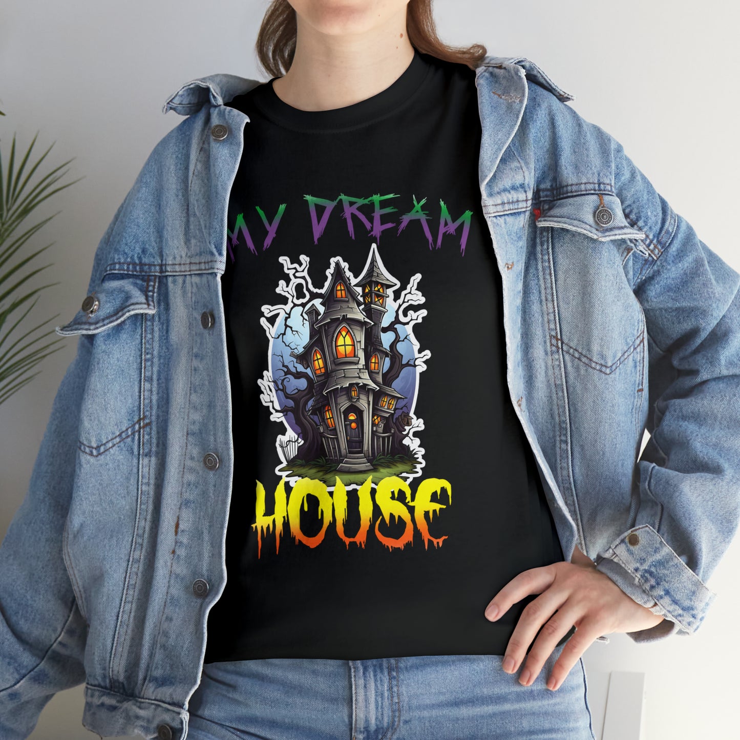 Women's Heavy Cotton Tee Gothic House
