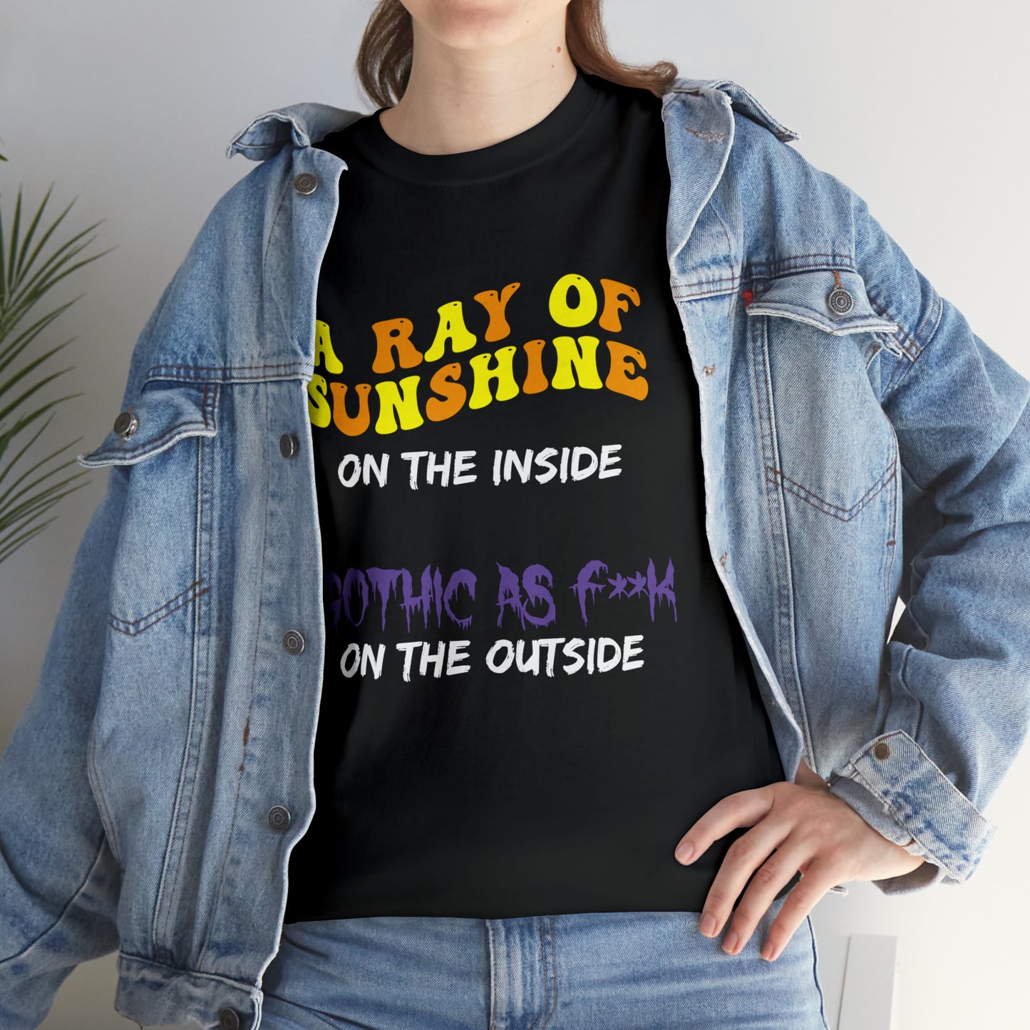 Women's Heavy Cotton Tee, Gothic AF