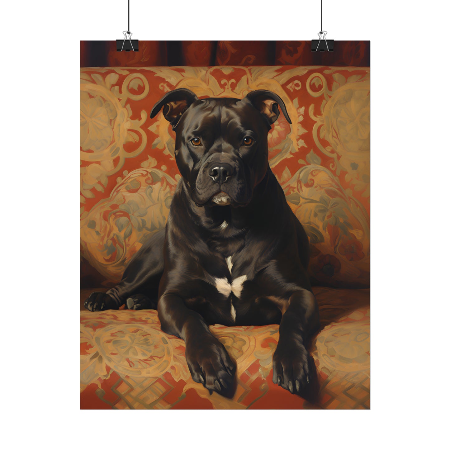 Staffordshire Bull Terrier, Staffordshire Bull Terrier Poster, Staffordshire Bull Terrier Painting, Dog Lover Gift, Pet Owner Poster, Dog Wall Art