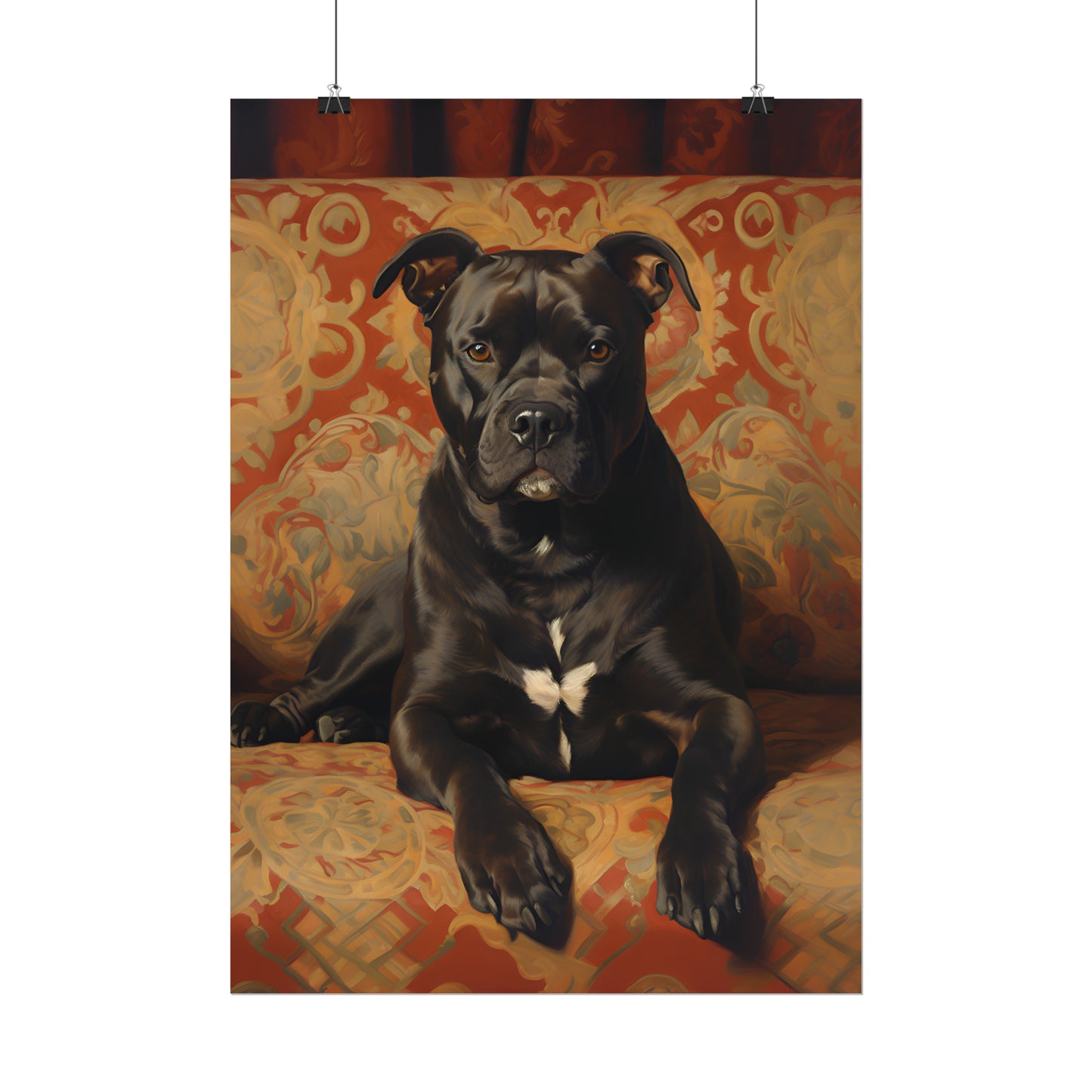 Staffordshire Bull Terrier, Staffordshire Bull Terrier Poster, Staffordshire Bull Terrier Painting, Dog Lover Gift, Pet Owner Poster, Dog Wall Art