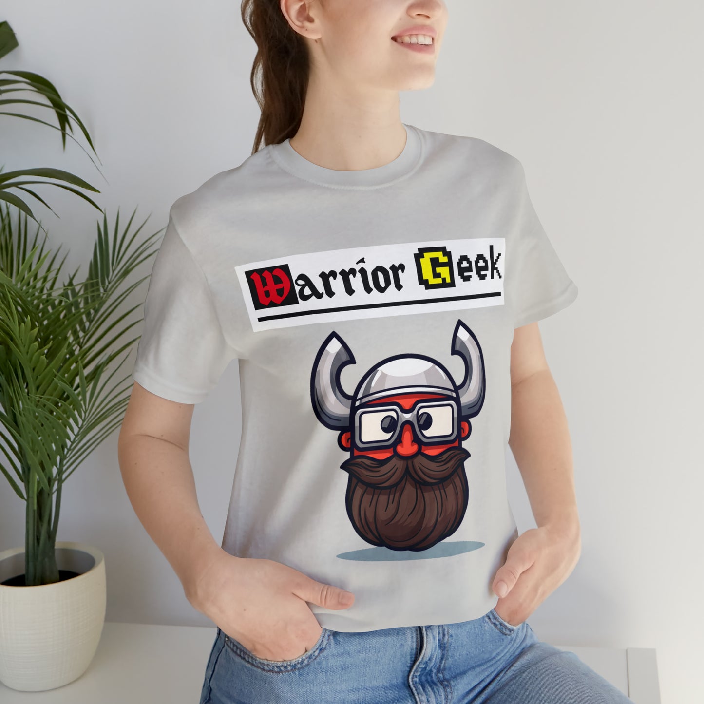 Men's Short Sleeved T-Shirt Warrior Geek