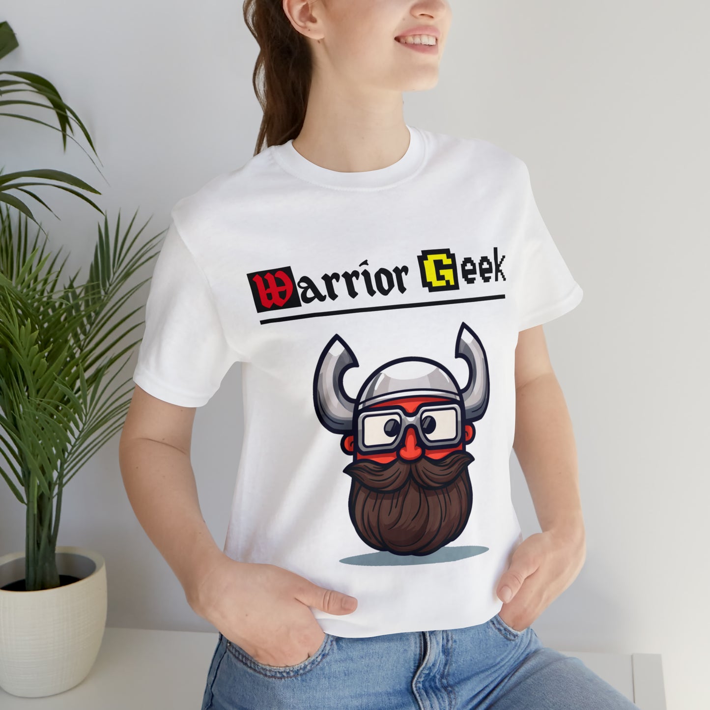 Men's Short Sleeved T-Shirt Warrior Geek