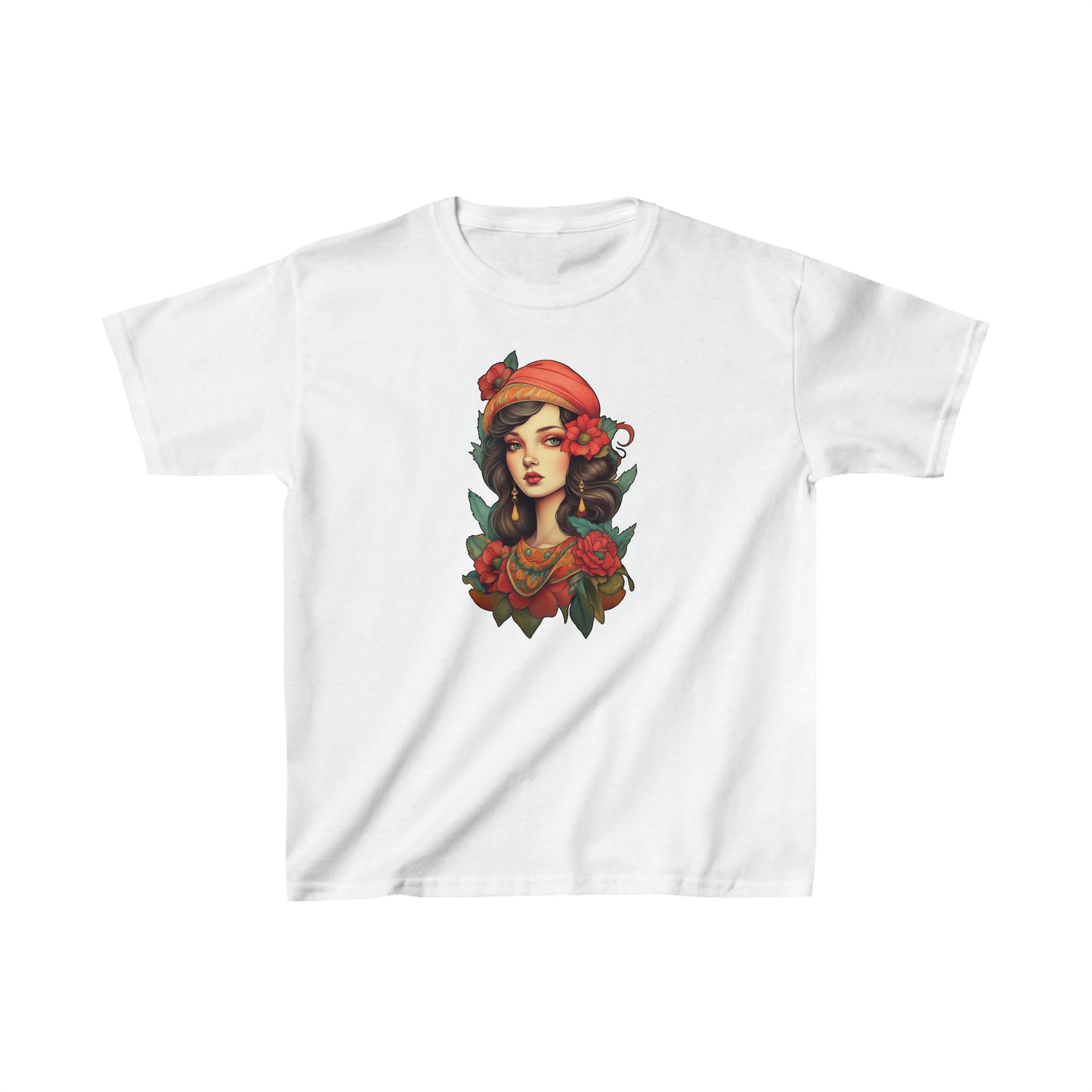 Kids Tattoo Lady T-Shirt exclusive to Warrior Geek