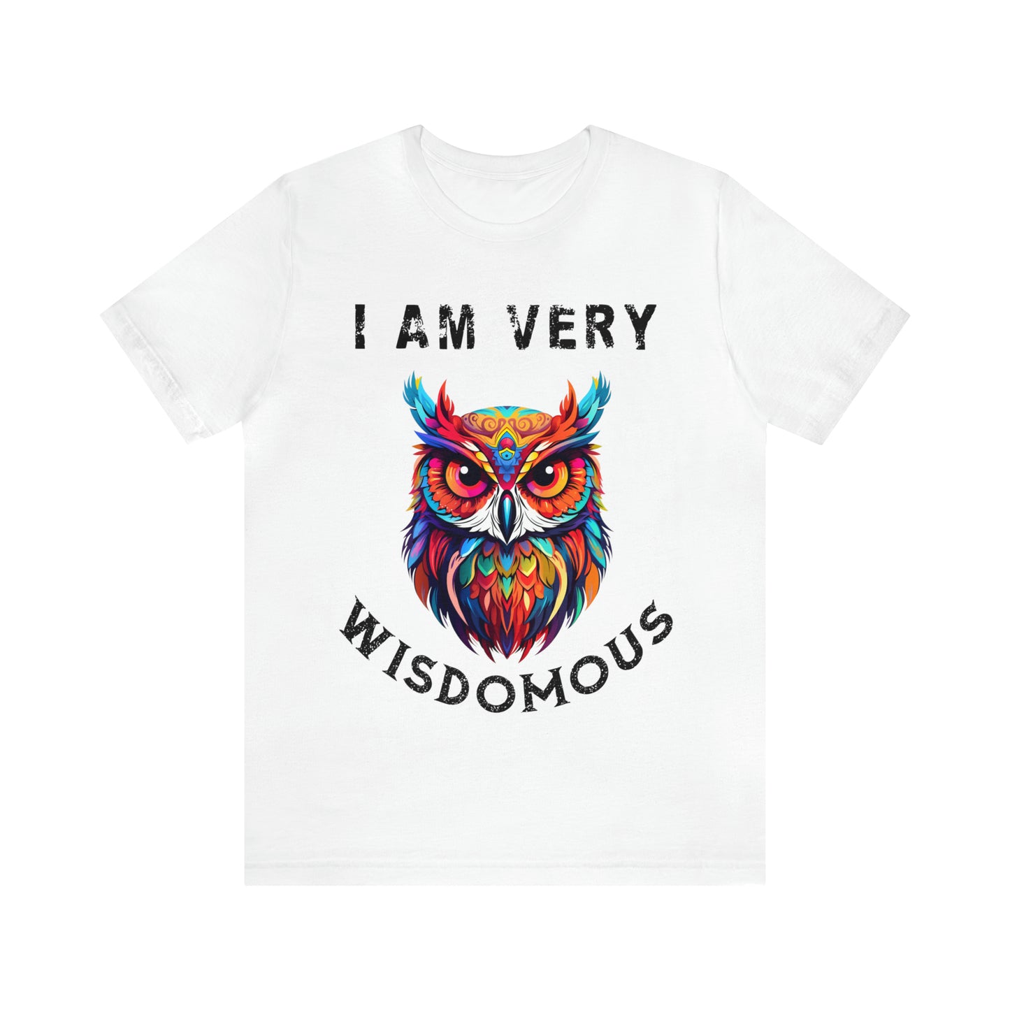Men's T-Shirt, I Am Very Wisdomous, funny T-shirt, Gift for Dad, Husband Gift, Owl T-Shirt, Father's Day Gift