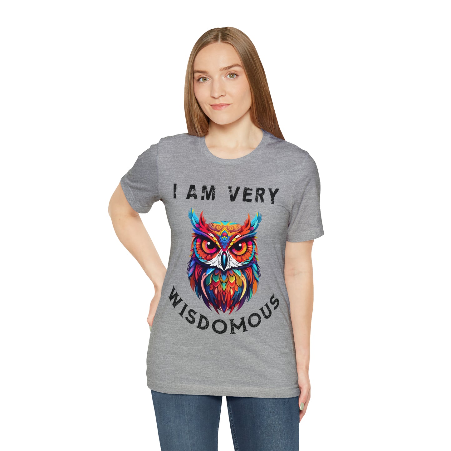 Women's T-Shirt, I Am Very Wisdomous, funny T-shirt, Gift for Mom, Gift for Wife, Owl T-Shirt, Mother's Day Gift