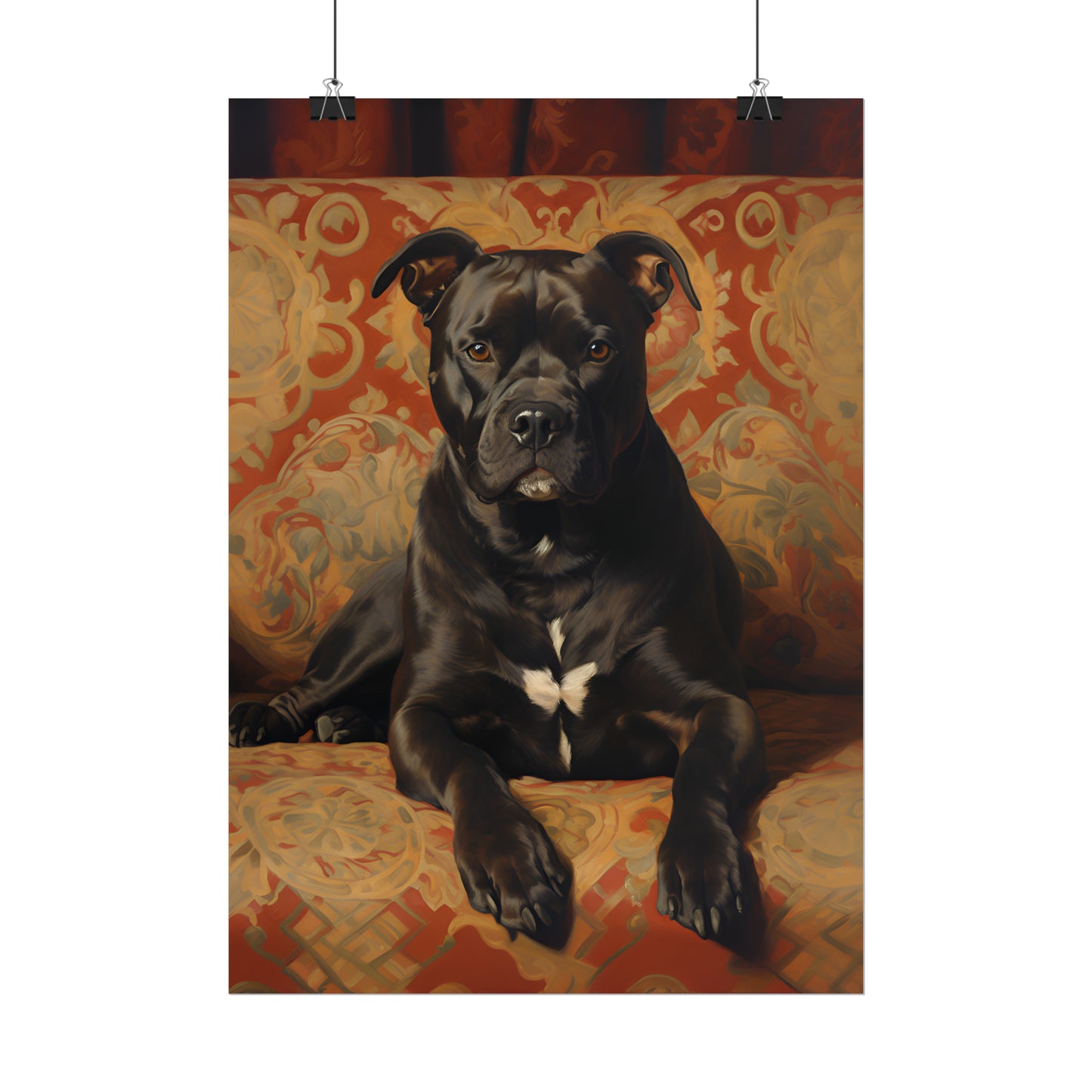 Staffordshire Bull Terrier, Staffordshire Bull Terrier Poster, Staffordshire Bull Terrier Painting, Dog Lover Gift, Pet Owner Poster, Dog Wall Art