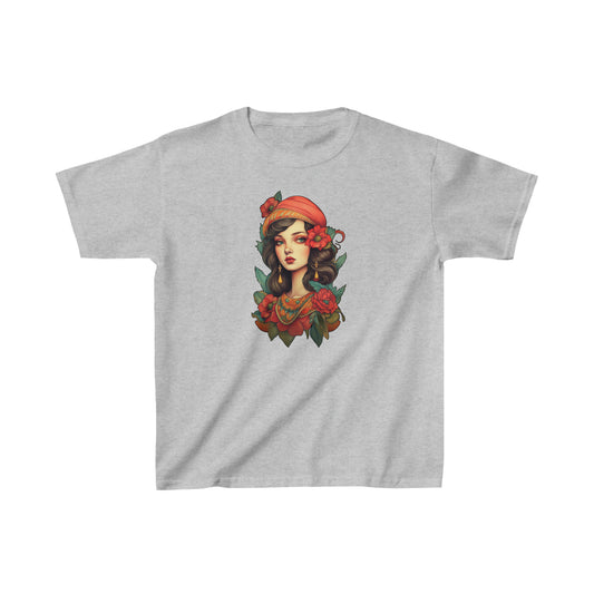 Kids Tattoo Lady T-Shirt exclusive to Warrior Geek