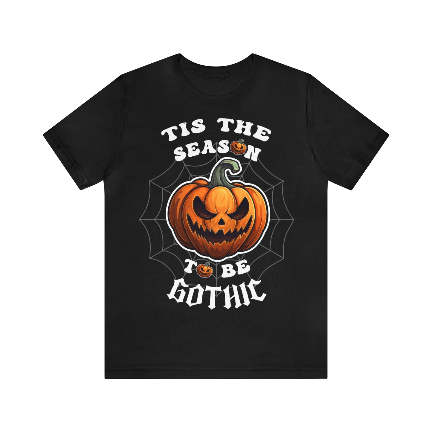 Pumpkin Halloween T-Shirt, Gothic Halloween T Shirt, Funny Gothic Tee, Halloween Graphic Tee, Gothic Aesthetic Tshirt