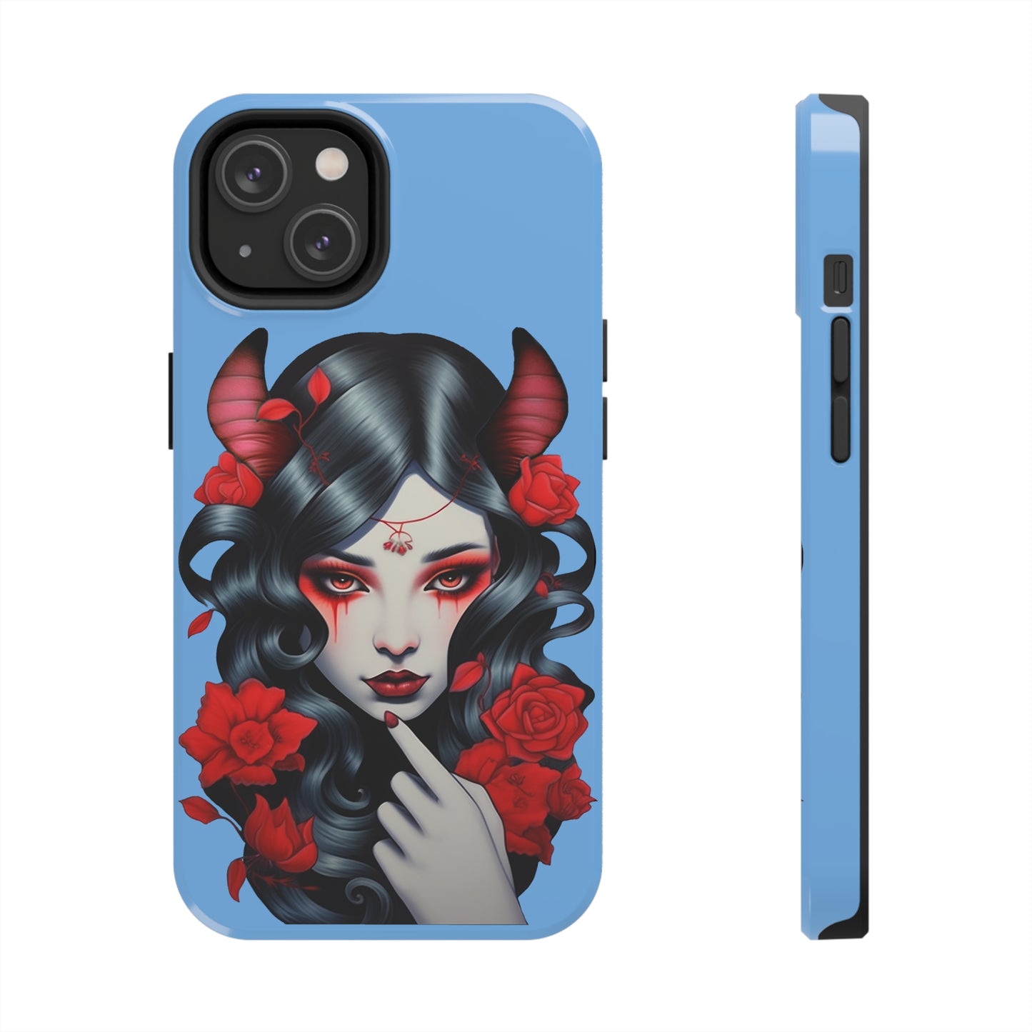 Tough Phone Cases with Tattoo Lady Design Exclusive to Warrior Geek