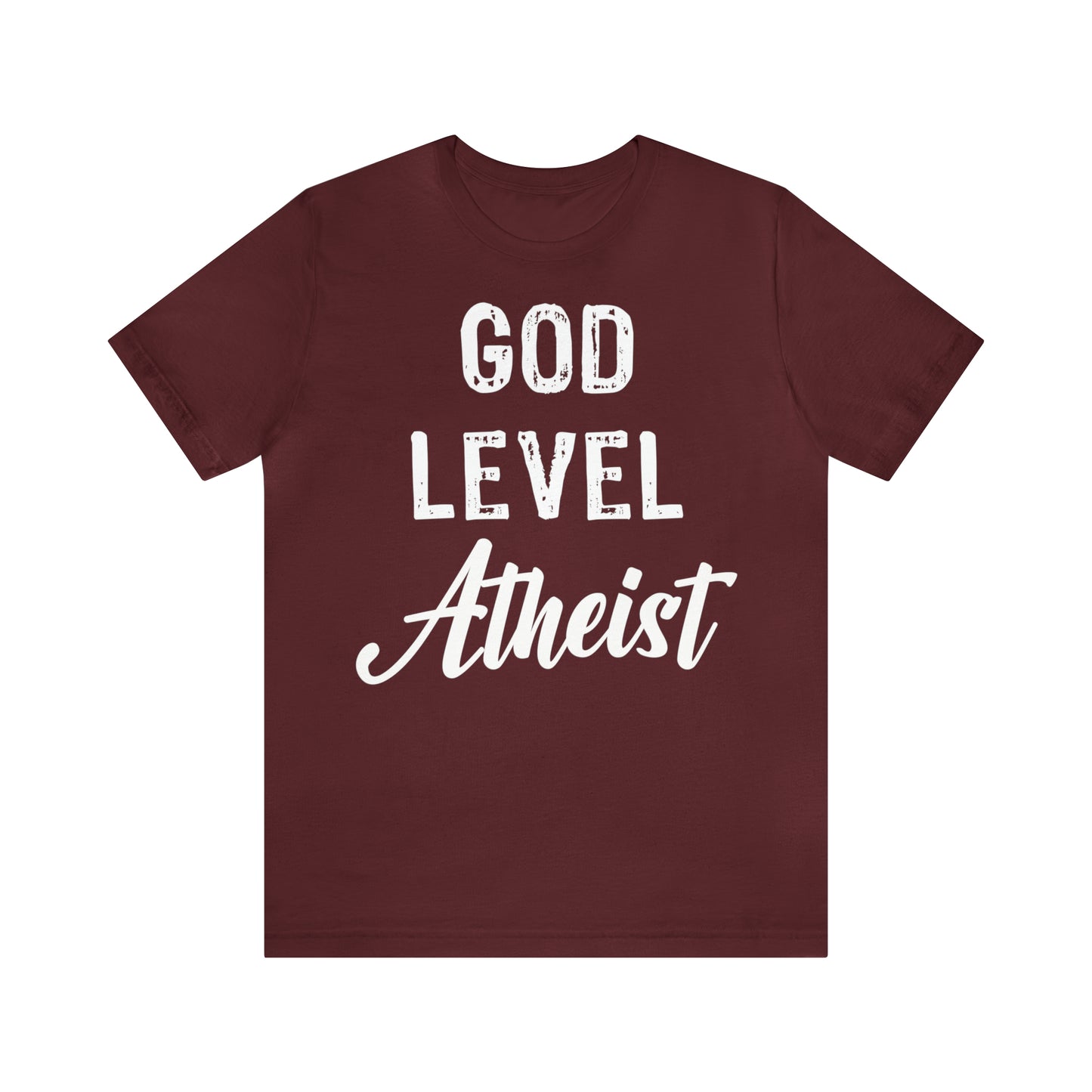 Unisex Atheist T-Shirt, Funny Atheist Shirt, Loose fit Anti religion Tee, Believe in Science Tshirt, sarcastic crew neck T Shirt