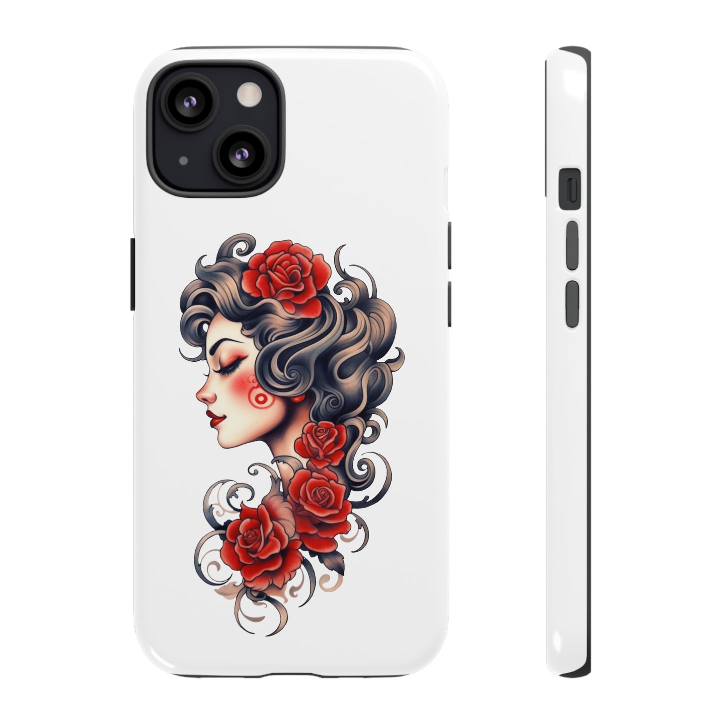 Tough Phone Cases Tattoo Lady