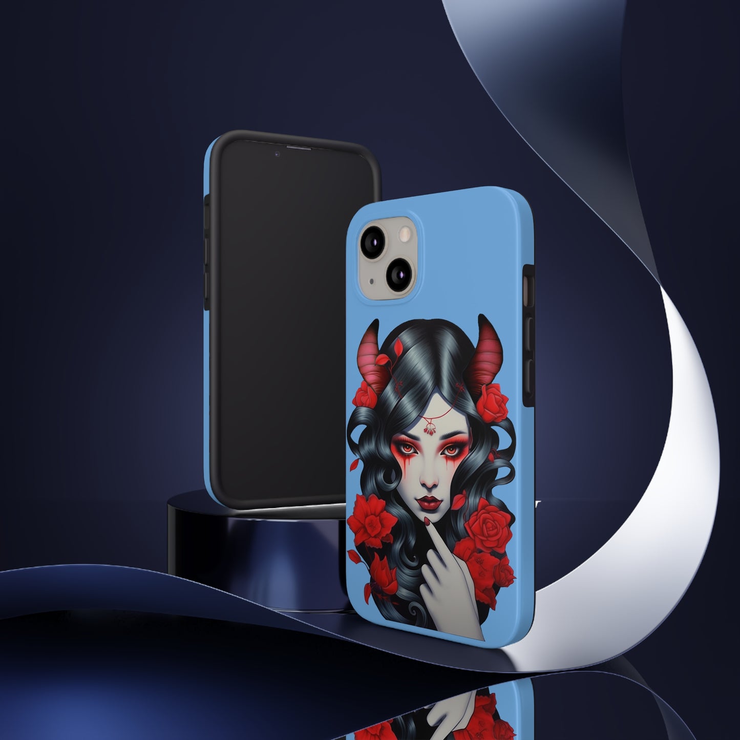 Tough Phone Cases with Tattoo Lady Design Exclusive to Warrior Geek