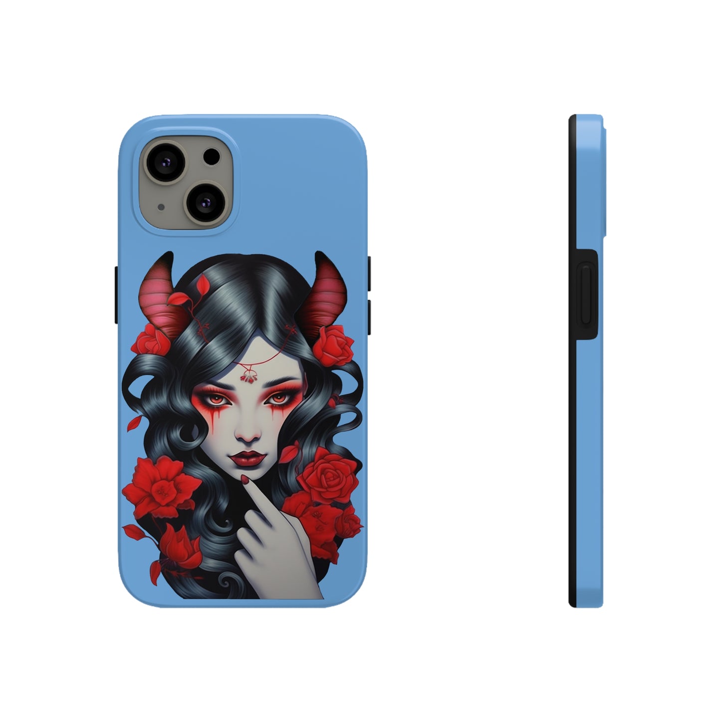 Tough Phone Cases with Tattoo Lady Design Exclusive to Warrior Geek