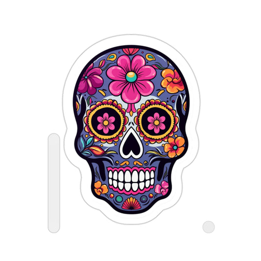 Sugar Skull Sticker, Day Of The Dead Sticker, Halloween Sticker, Tattoo Sticker