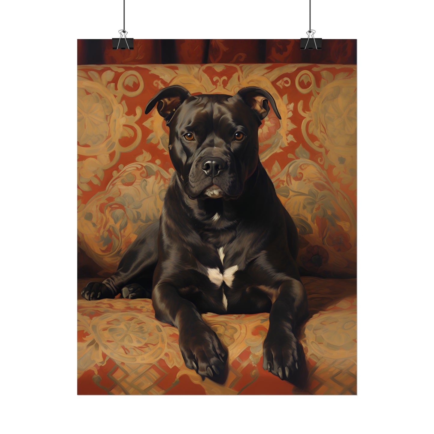 Staffordshire Bull Terrier, Staffordshire Bull Terrier Poster, Staffordshire Bull Terrier Painting, Dog Lover Gift, Pet Owner Poster, Dog Wall Art