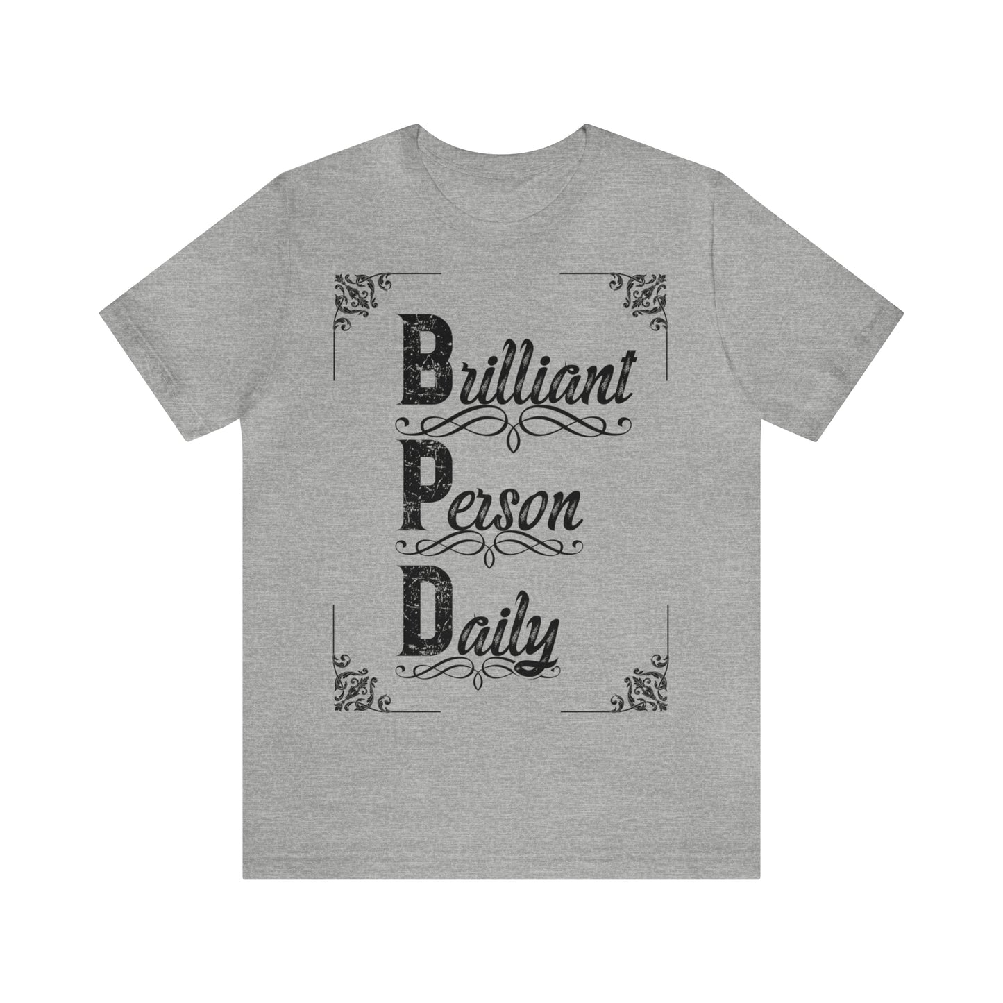 Unisex BPD T Shirt, Mental Health Shirt, Self Care Gift, Graphic Design Tee, BPD Awareness, Emotional Damage tshirt,