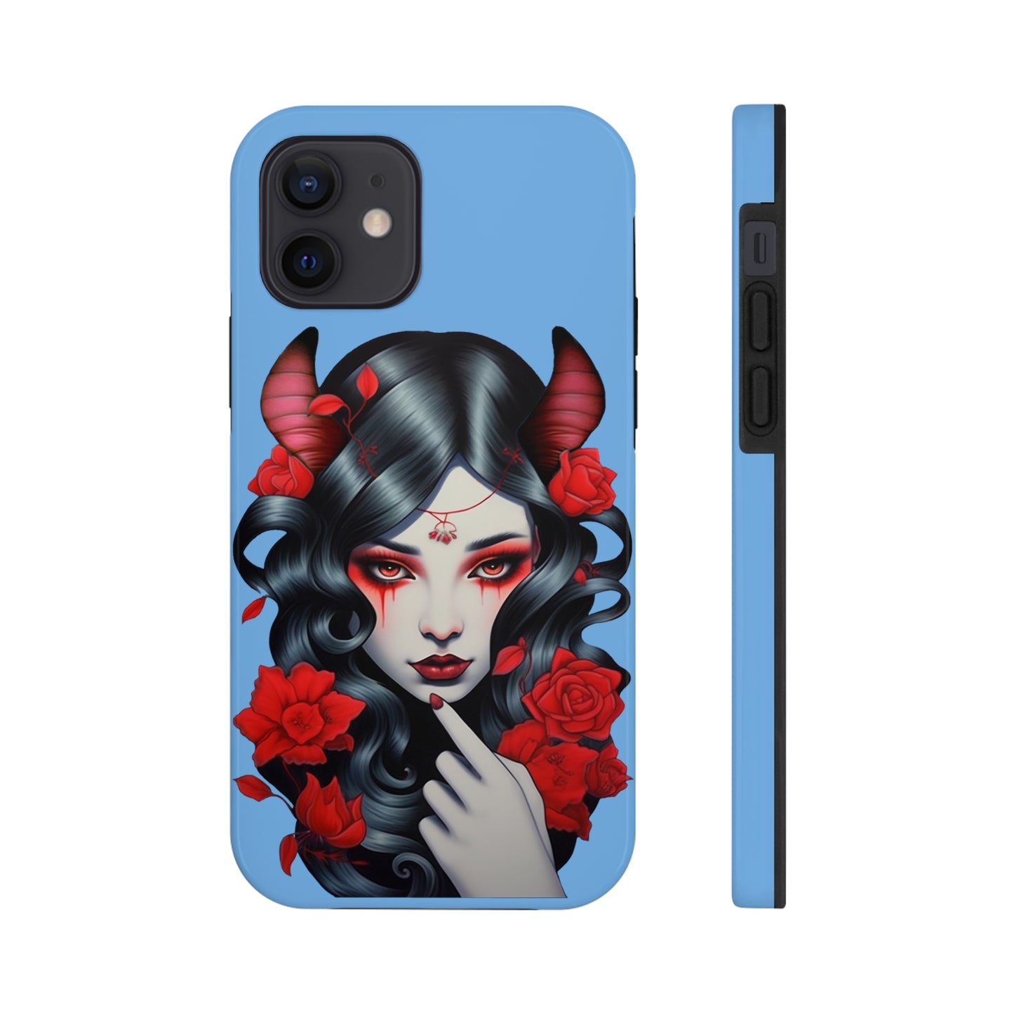 Tough Phone Cases with Tattoo Lady Design Exclusive to Warrior Geek