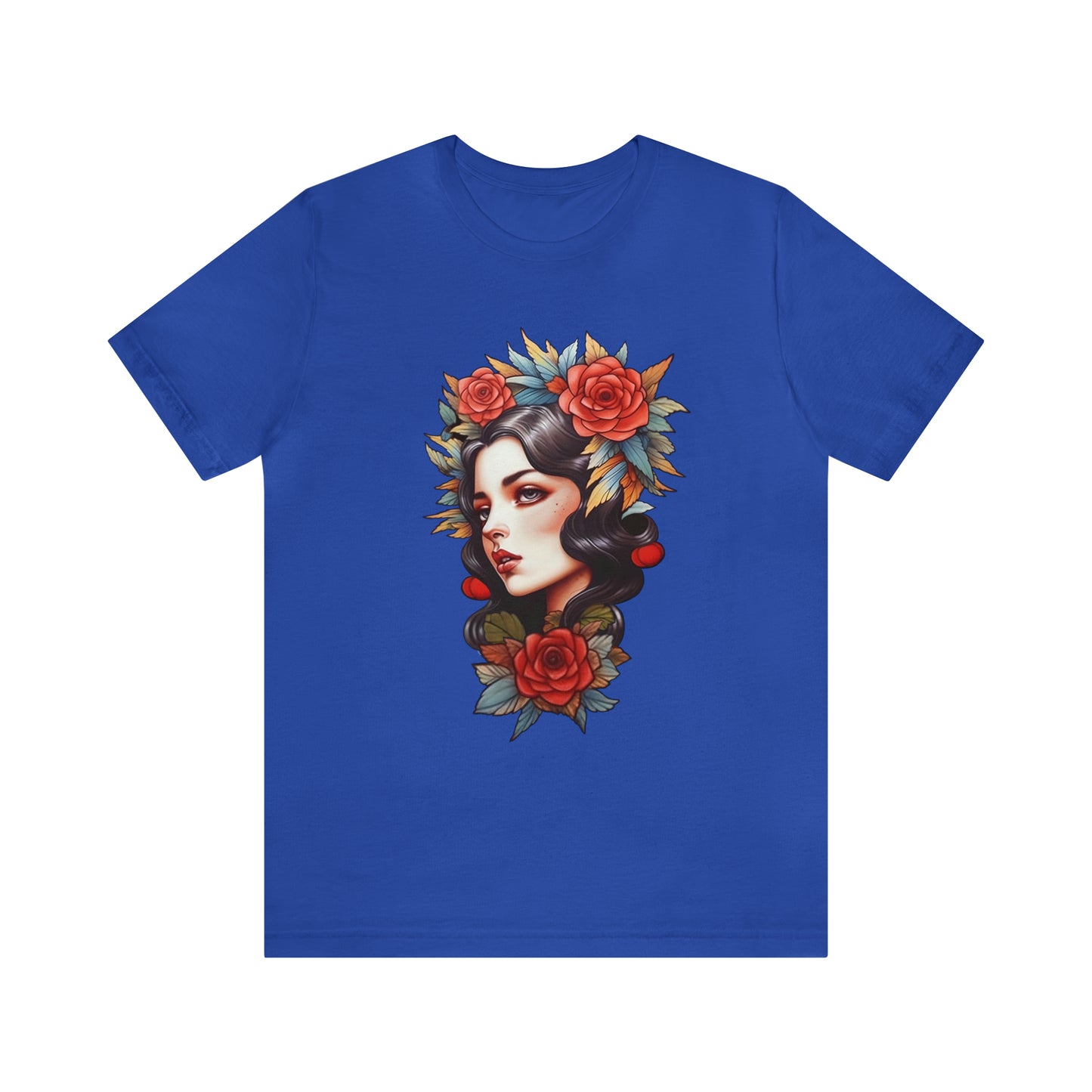 Women's Short Sleeve T-Shirt Tattoo Lady