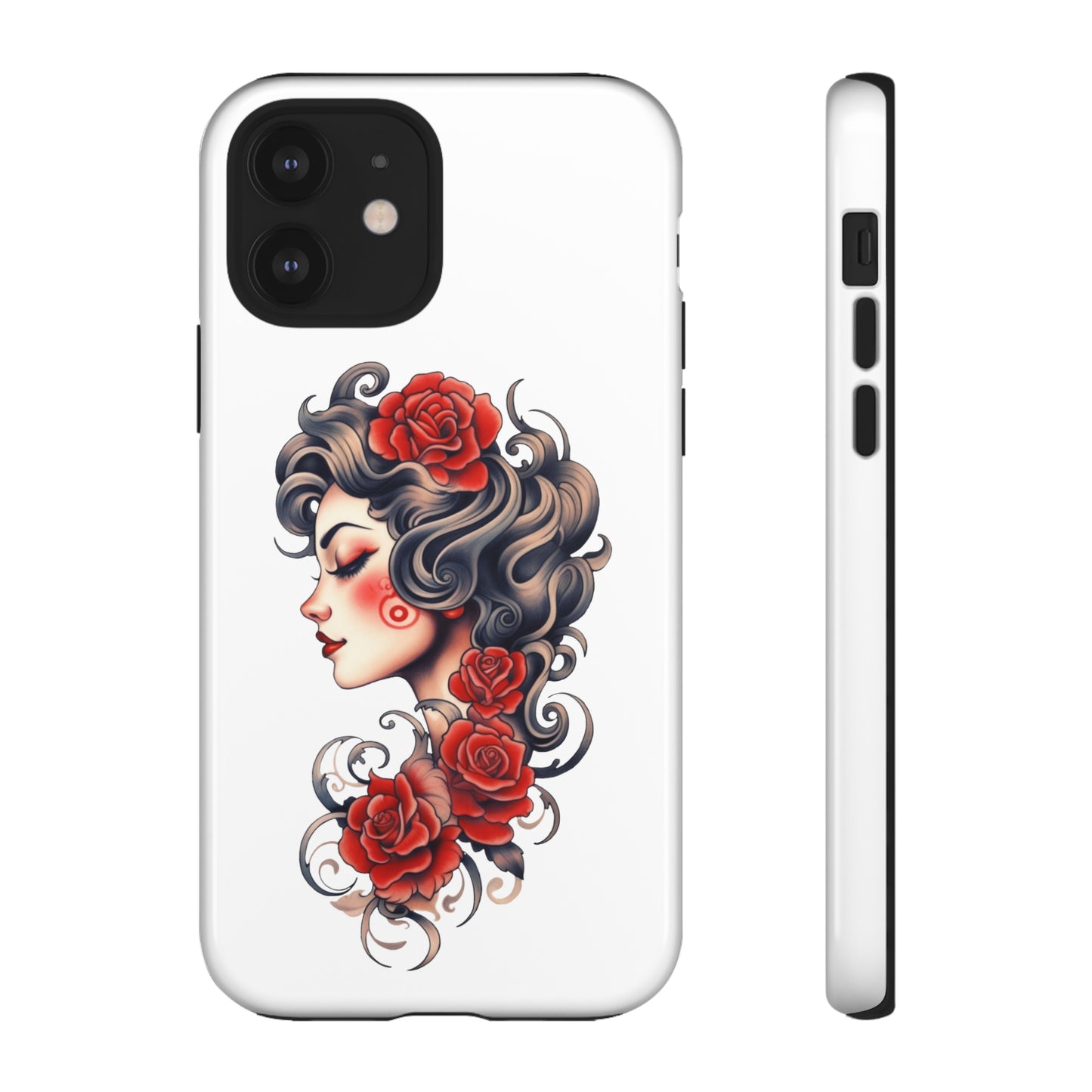 Tough Phone Cases Tattoo Lady