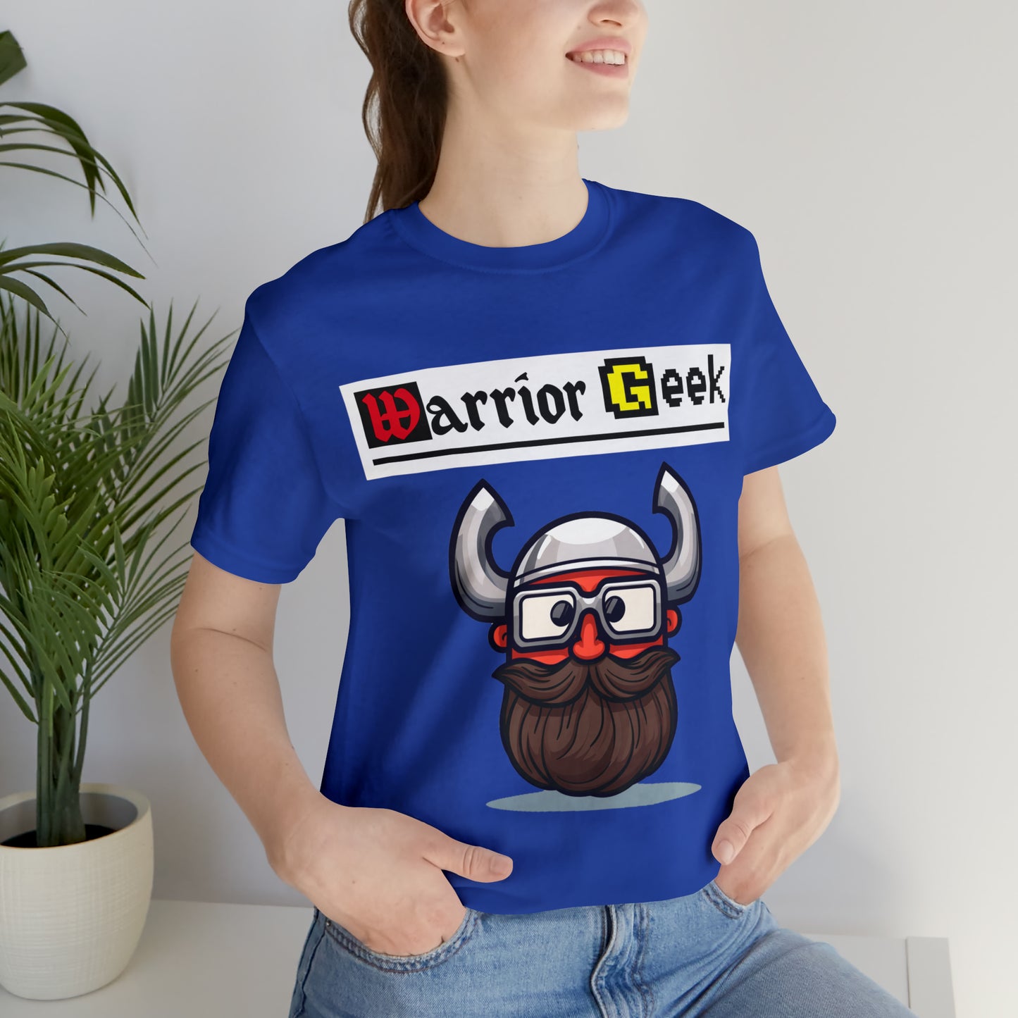 Men's Short Sleeved T-Shirt Warrior Geek