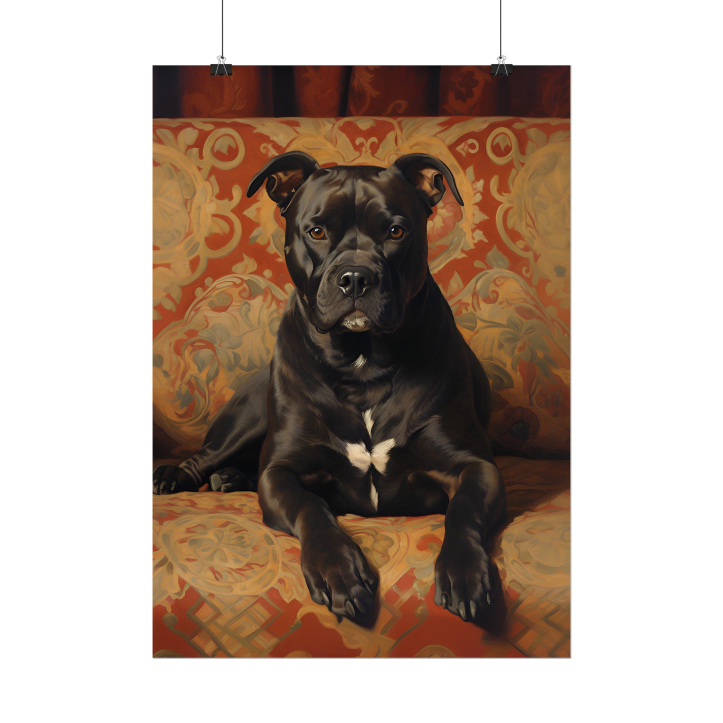 Staffordshire Bull Terrier, Staffordshire Bull Terrier Poster, Staffordshire Bull Terrier Painting, Dog Lover Gift, Pet Owner Poster, Dog Wall Art