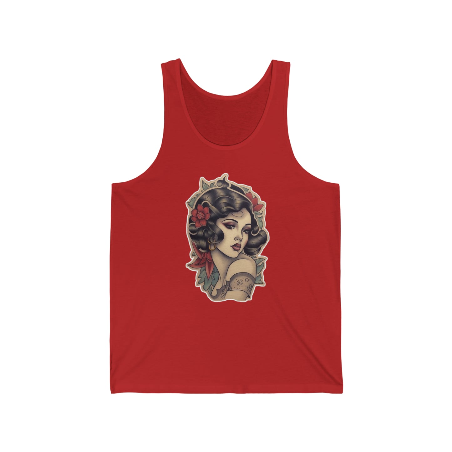 Men's Tank Top Vintage Tattoo Lady