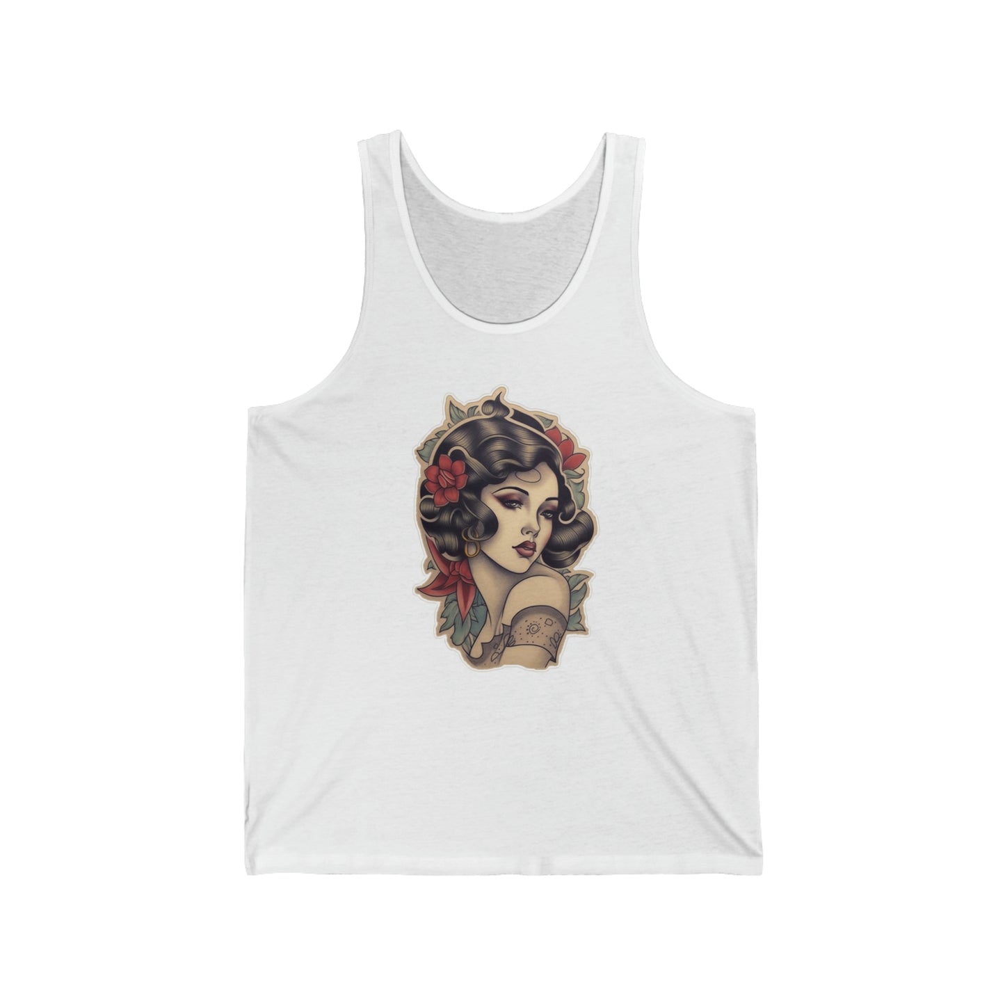 Men's Tank Top Vintage Tattoo Lady