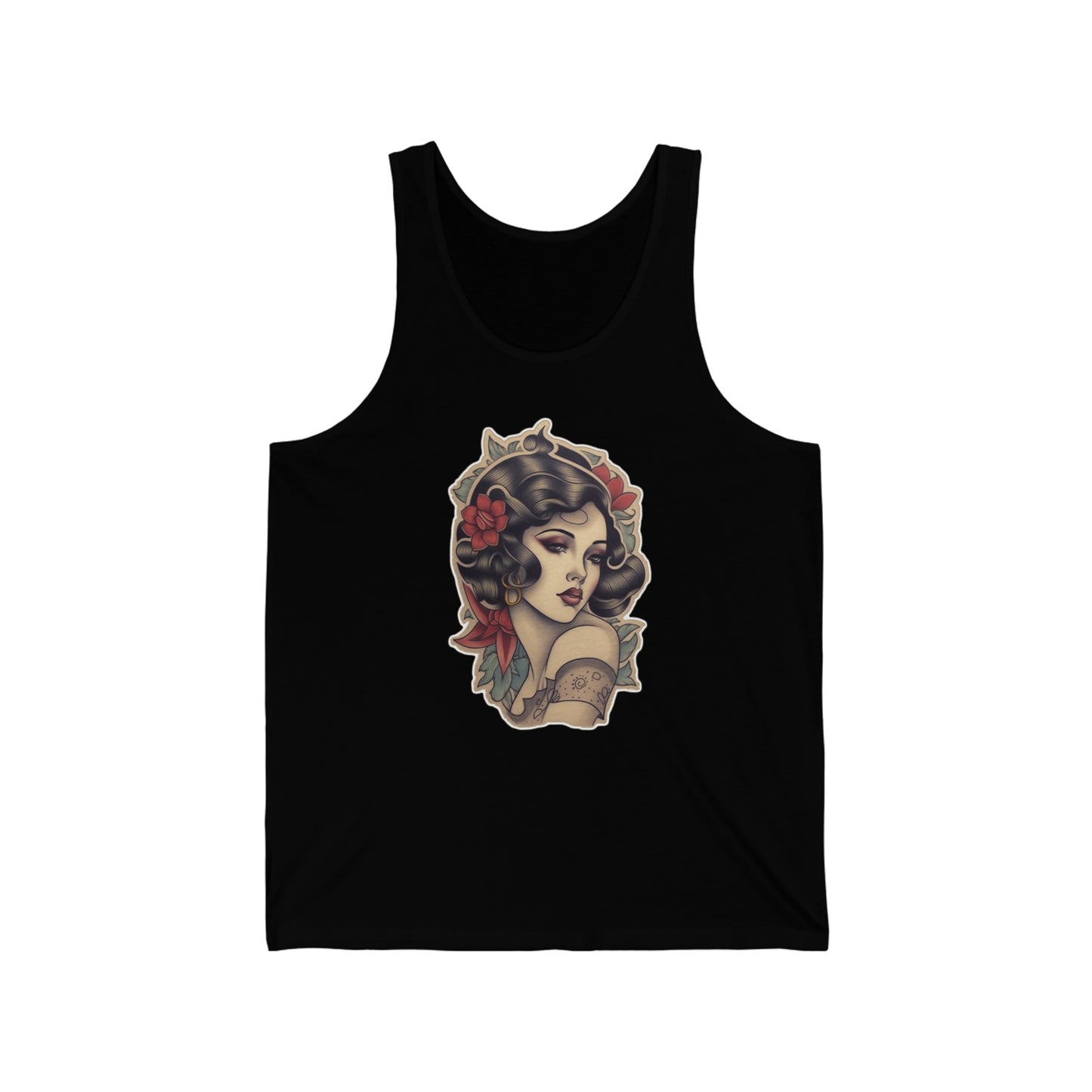 Men's Tank Top Vintage Tattoo Lady